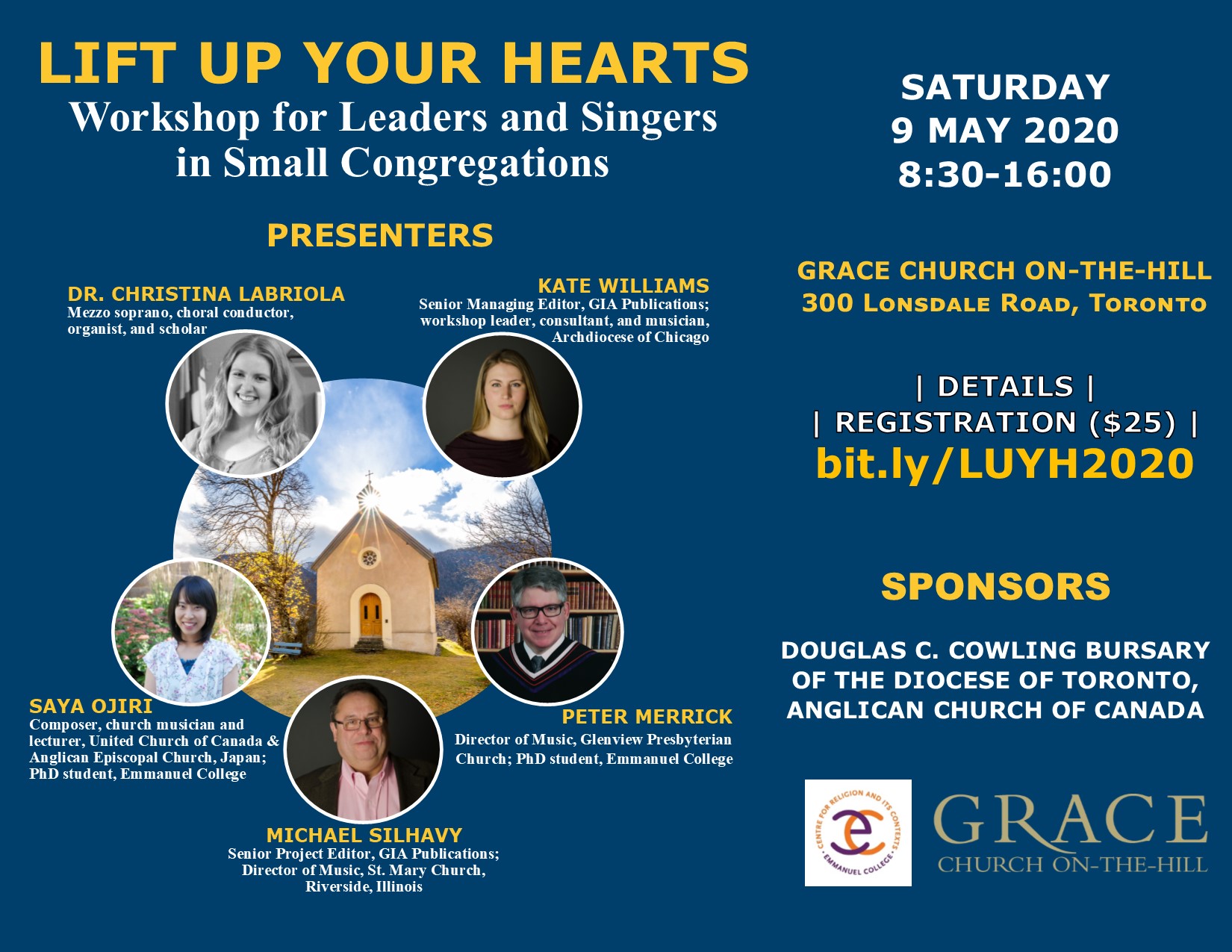 MAY 09 Lift up Your Hearts – Workshop of Leaders and Singers in Small Congregations