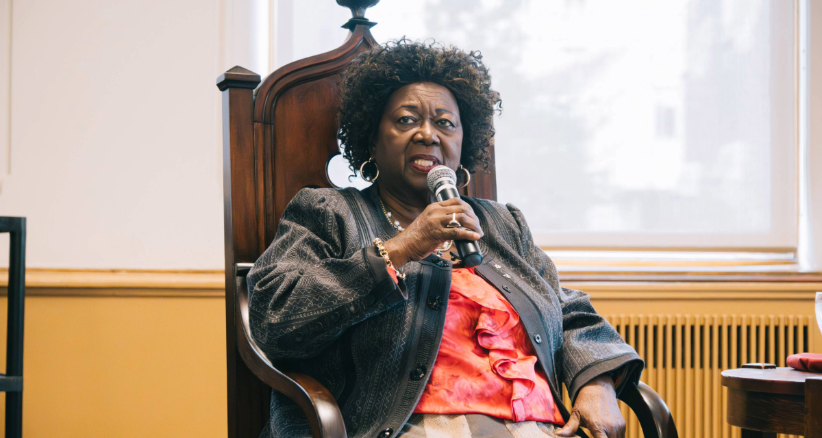 Dr. Jean Augustine spoke during a Charter Day event on Oct. 9.